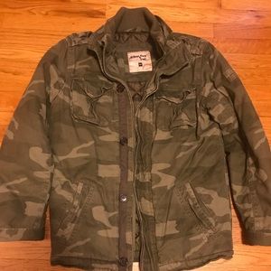 Triple five soul camo army heavy jacket